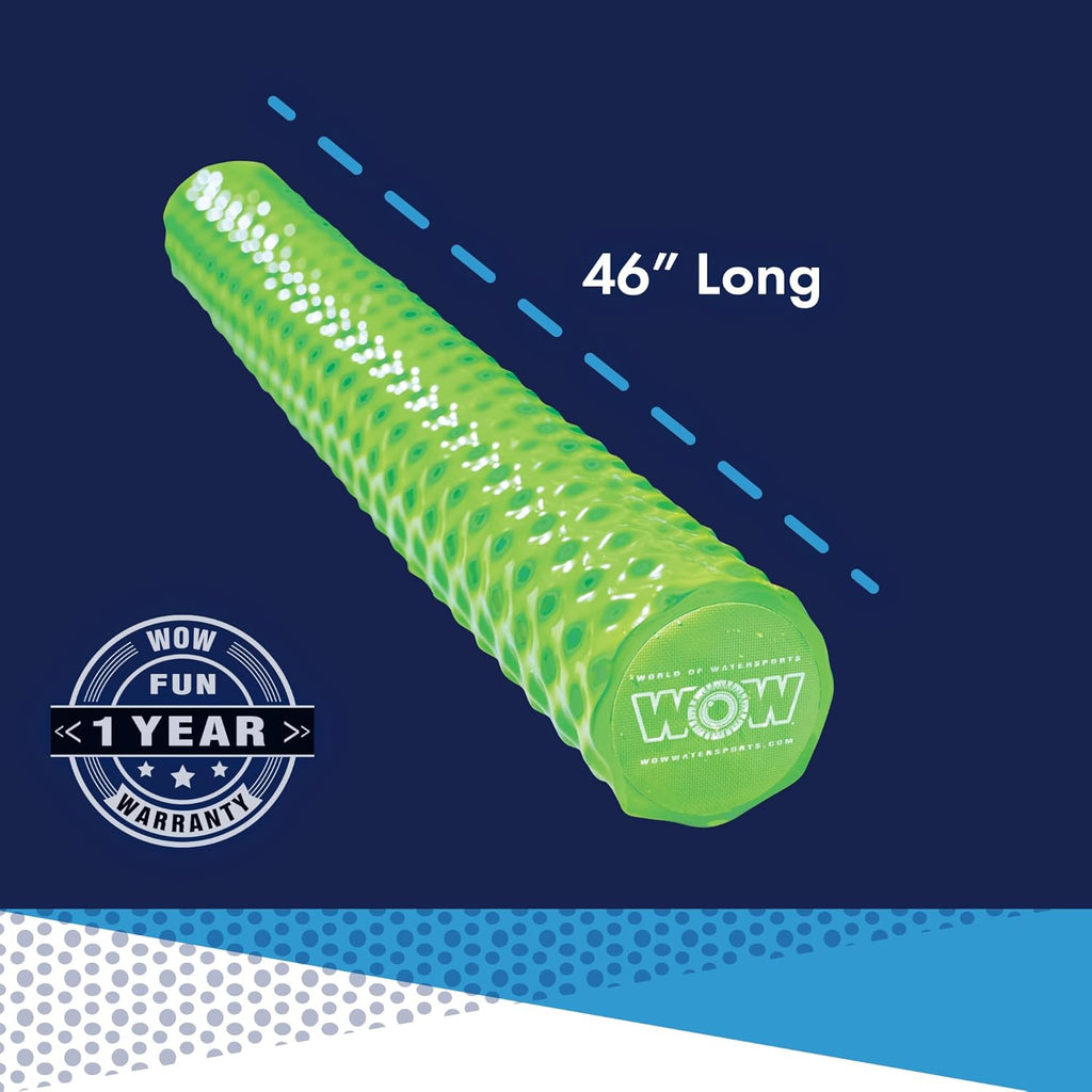 2 Pack Pool Seat Bundle with Lime Green Foam Pool Noodle Q2546