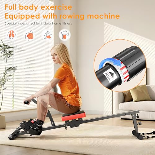 Rowing Machine with 12 Levels of Resistance J3747