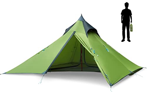 Ultralight 1 Person Backpacking Tent 3 Season Waterproof Ripstop Double Layer K716