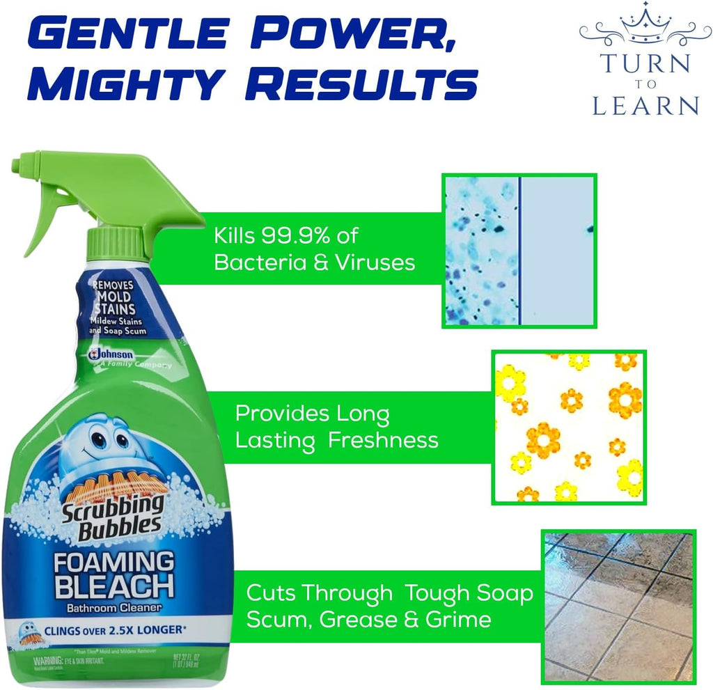 2-Pack Bathroom Cleaner Foam Spray R400064
