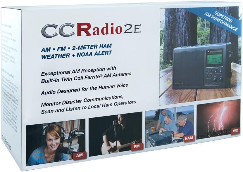 Black Portable AM FM Weather Radio T81196
