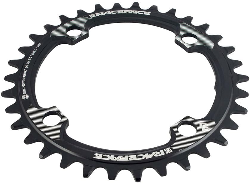 Black 104x34 Narrow Wide Single Chainring S878