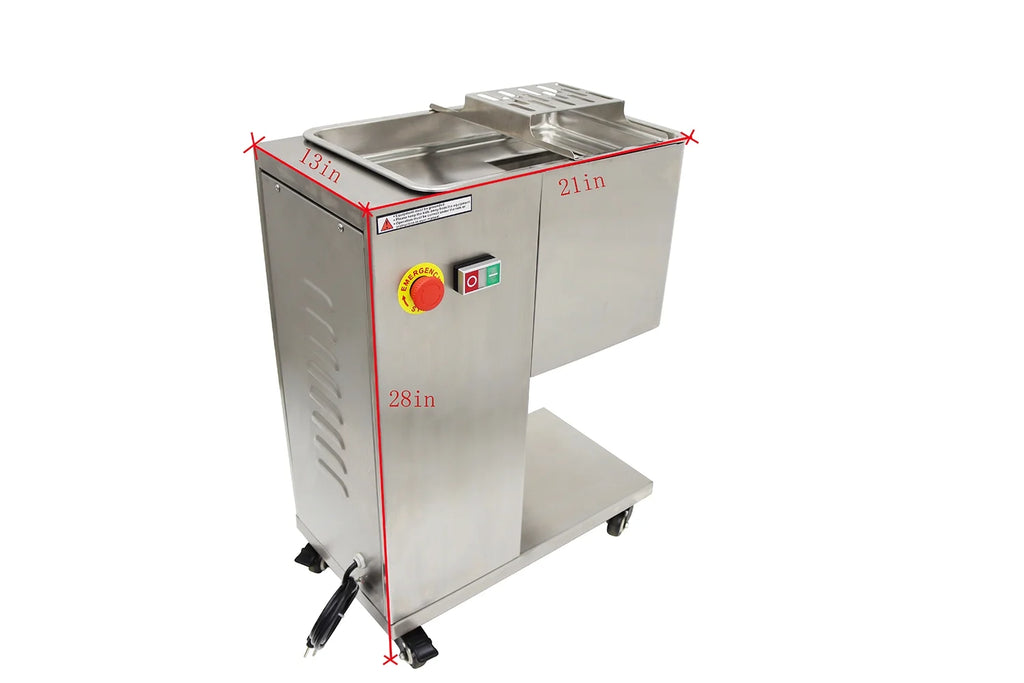 Stainless Steel Commercial Meat Slicer with 3mm Blade H114155