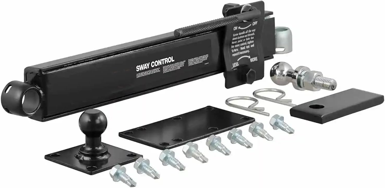 Adjustable Hitch Combo Ball & Sway Control Towing Kit S498345