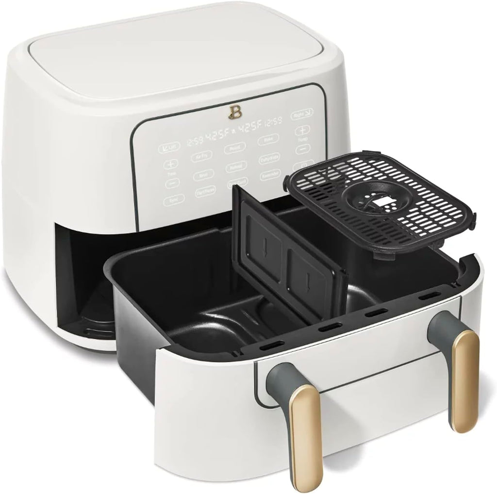 9QT TriZone Air Fryer White Icing L388475