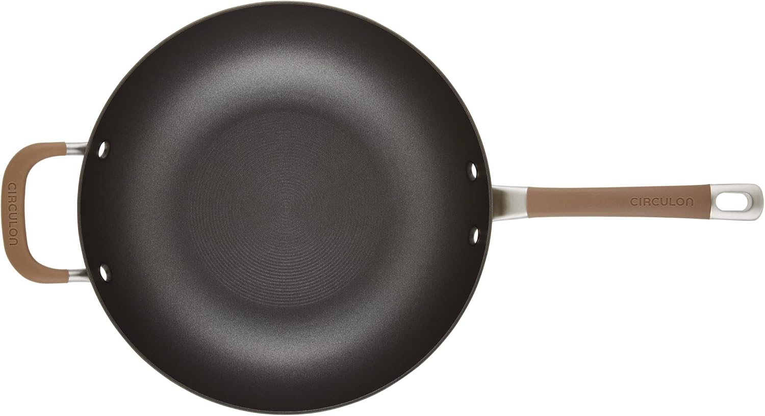 12 Inch Hard Anodized Nonstick Jumbo Cooker with Lid U938