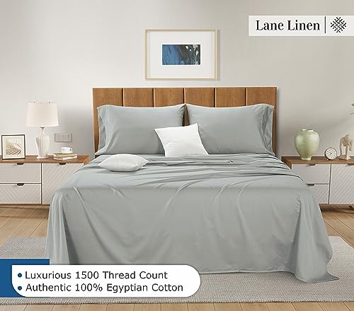 100% Egyptian Cotton Queen Sheet Set - 4 PCs - White Bed Sheets Q1490