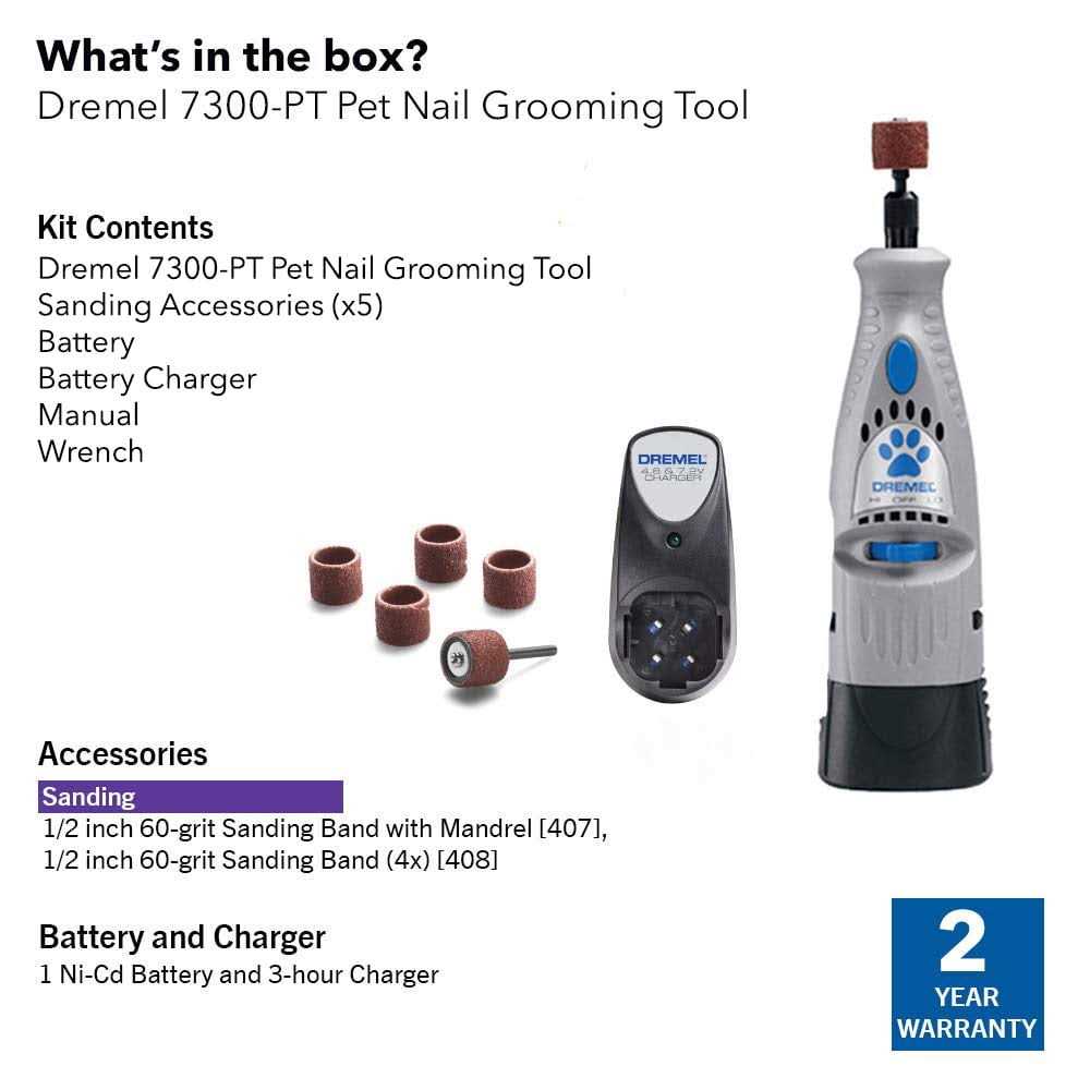 4.8V Cordless Pet Nail Grinding Tool N488625