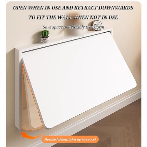 Fold Down Wall-Mounted Drop-Leaf Table (L60*W40cm) J83238