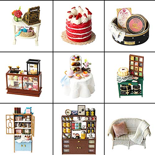 1:24 Scale DIY Dollhouse Kit with Furniture A164791