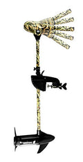 55lb Thrust Transom Mounted Saltwater Electric Trolling Motor with LED Battery Indicator (36" Shaft) I688