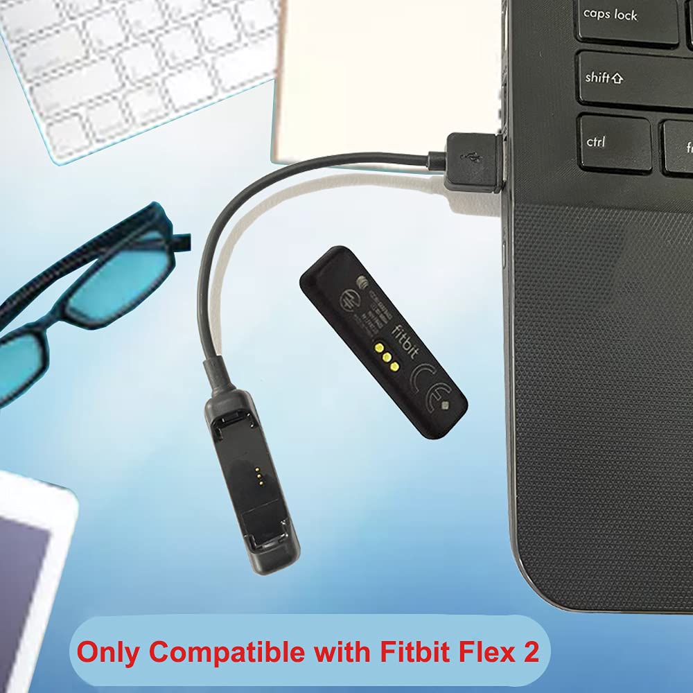 Replacement USB Charging Cable for Fitbit Flex 2 (Black) J1346