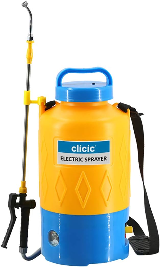 Yellow 1.3 Gallon Portable Battery Powered Sprayer H94232