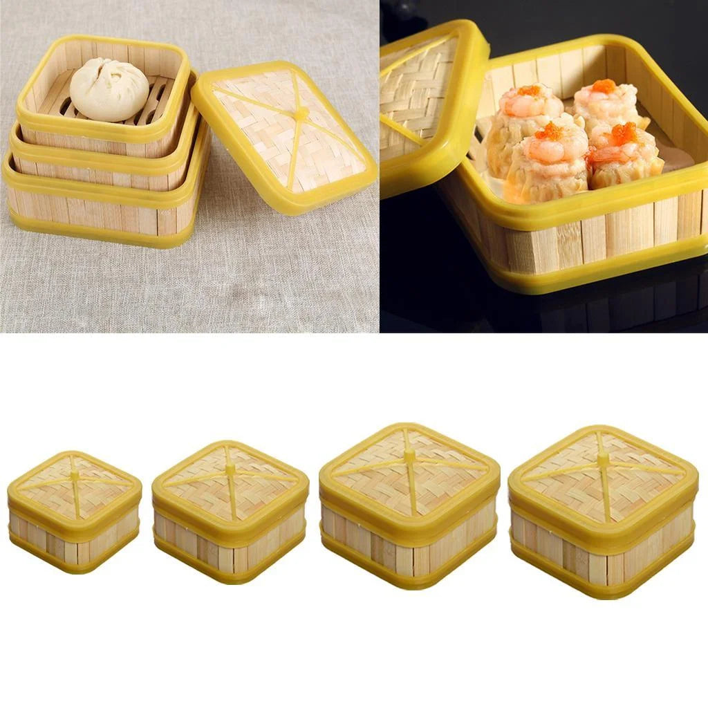 5 inch Bamboo Basket Steamer G489126