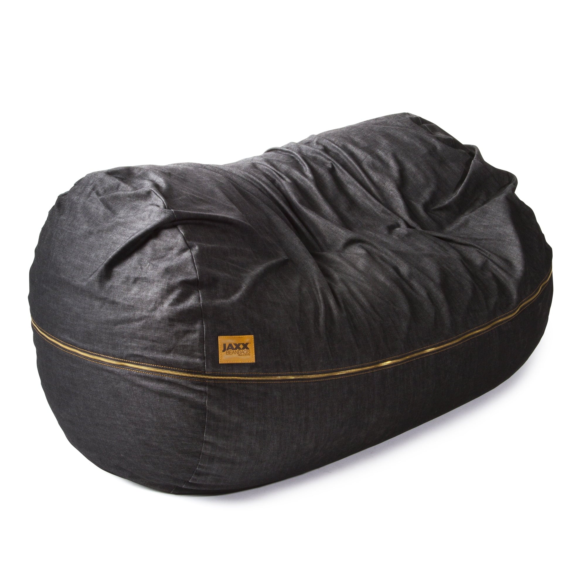 7 ft Dark Denim Bean Bag Sofa E848
