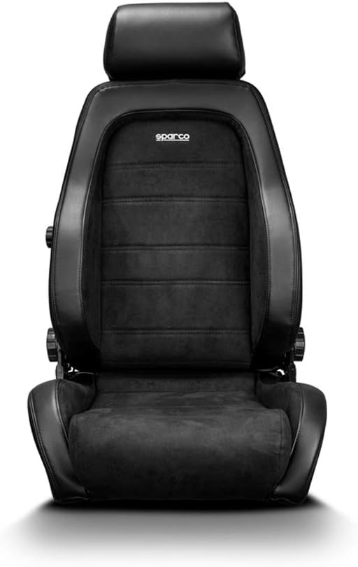 Black Skai Microfibre Reclinable Sport Seat Y62388