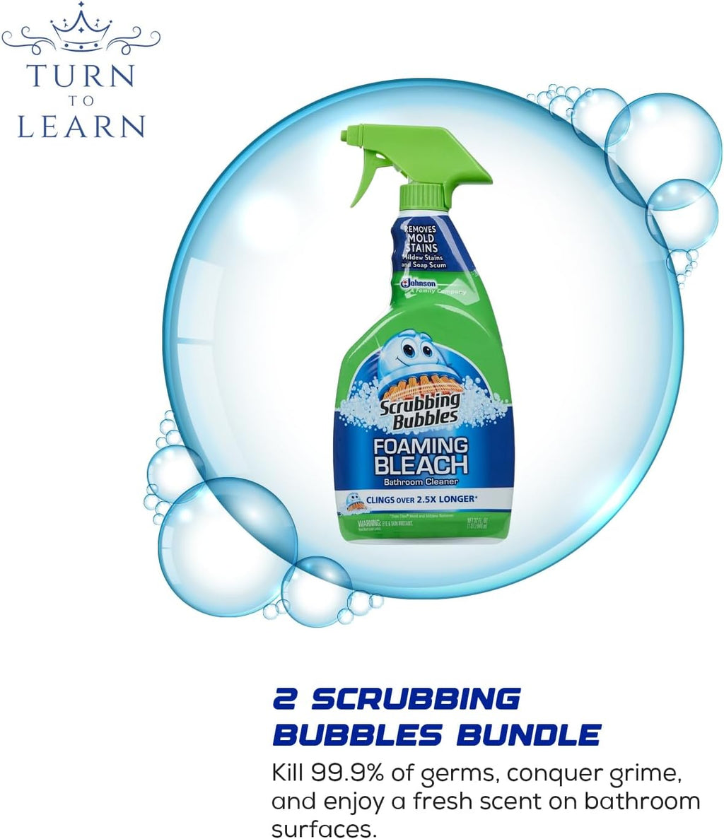 2-Pack Bathroom Cleaner Foam Spray R400064