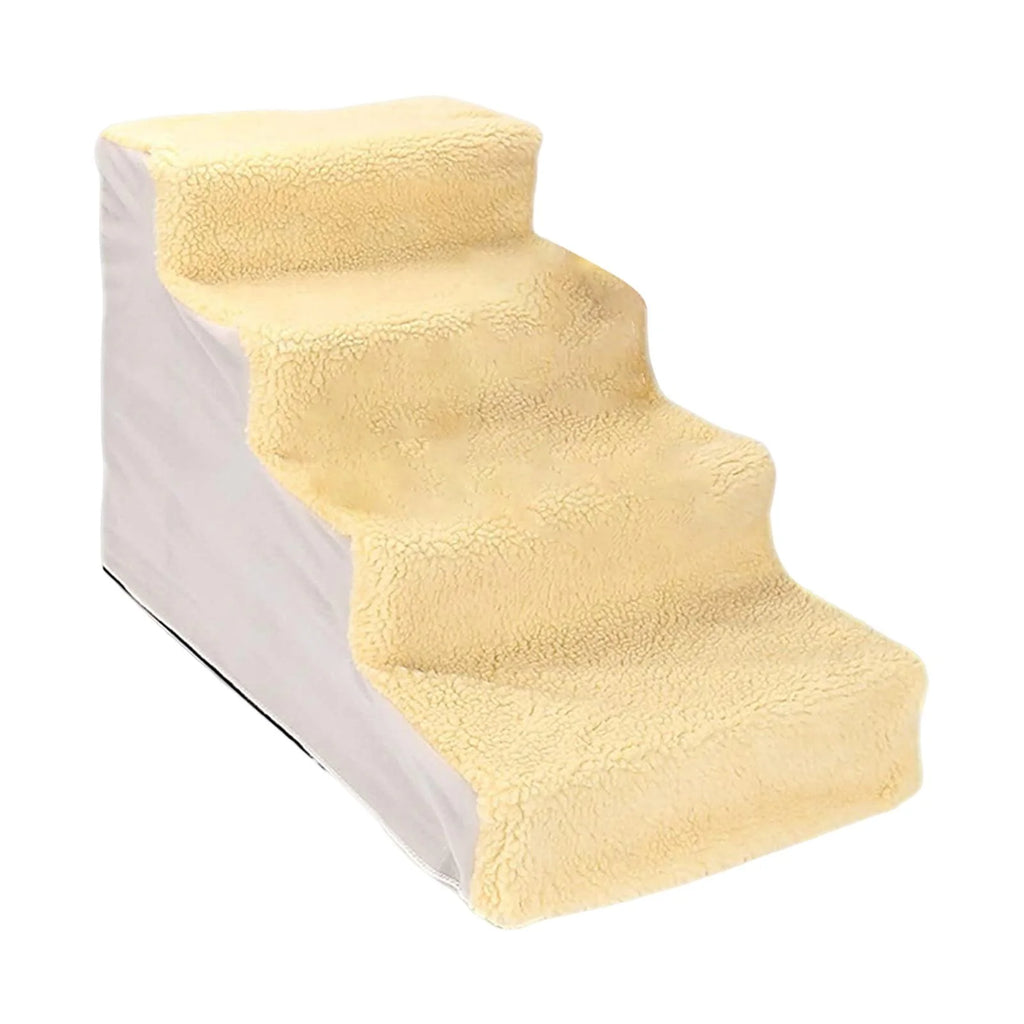 Yellow Non Slip Detachable Washable Pet Stairs V2033