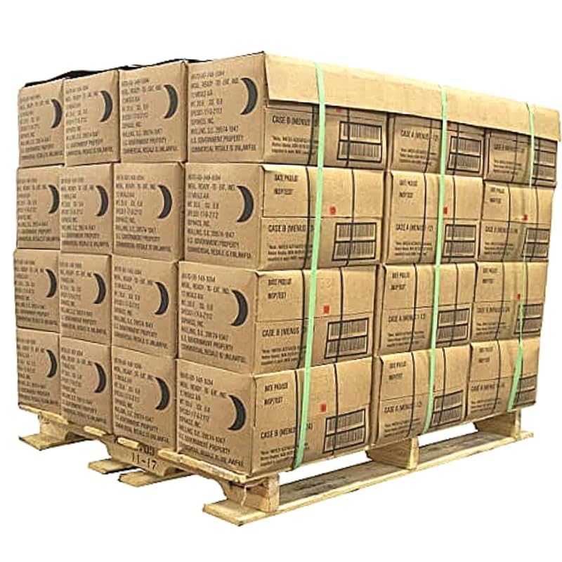 MRE Meal Kit Bundle Cases with Heater - Inspection Date 2025 or Better D706175