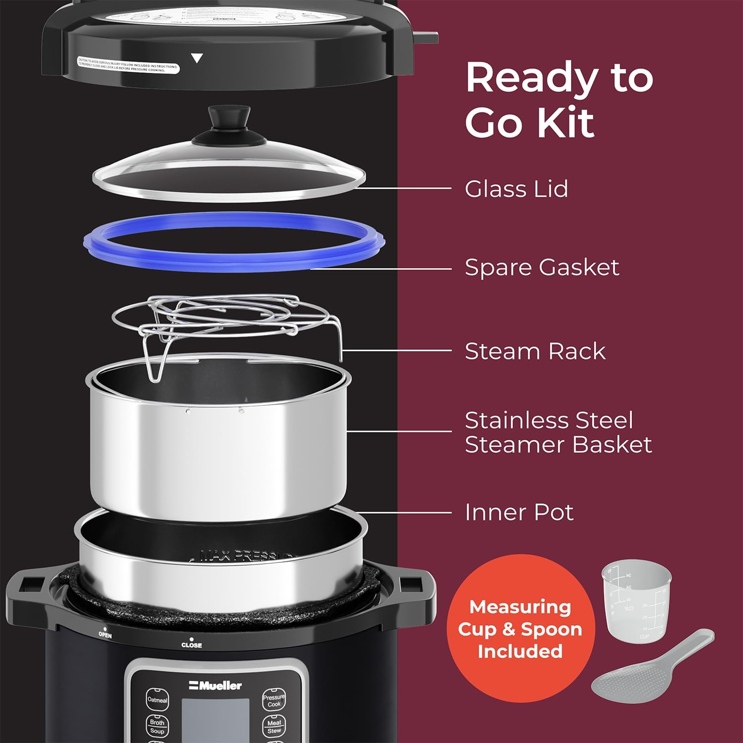 6 Quart Pressure Cooker X174