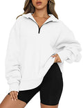 Oversized Half Zip Hoodie Q857363