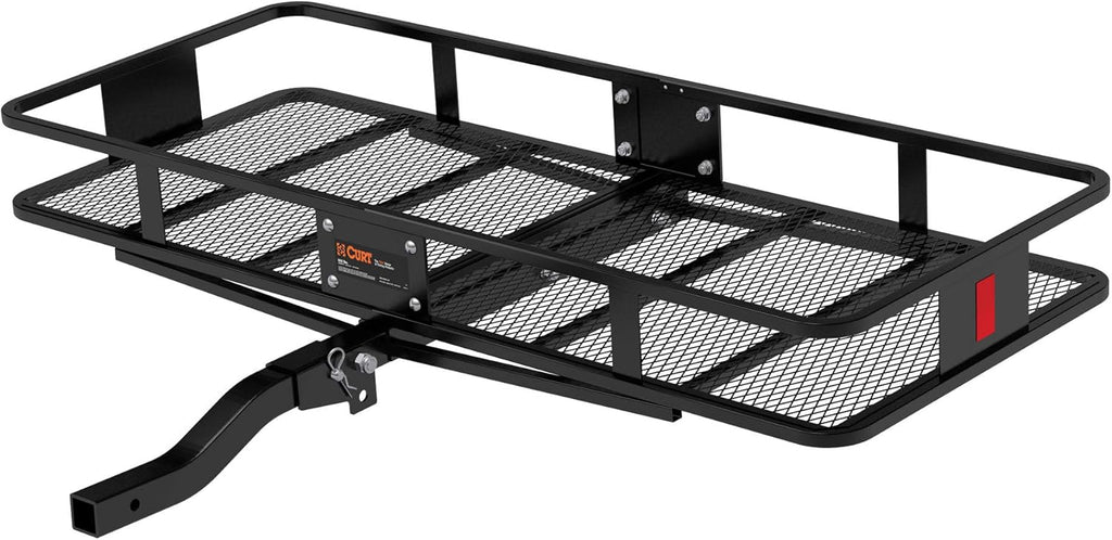60 x 24-Inch Black Steel Basket Hitch Cargo Carrier S338665
