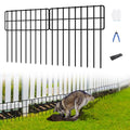 30 Panels No Dig Metal Fence Barrier, 13in(H) x 30ft(L) D4339