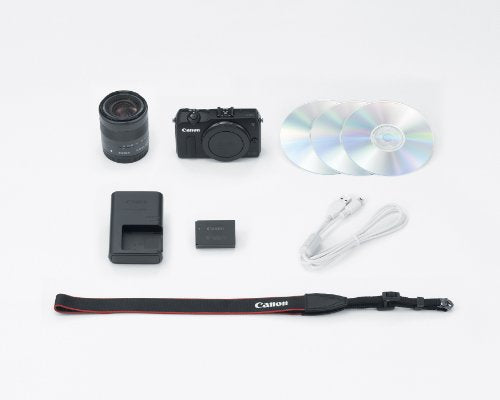 Black 18.0 MP Compact System Camera with 3.0-Inch LCD and EF-M22 STM Lens U398