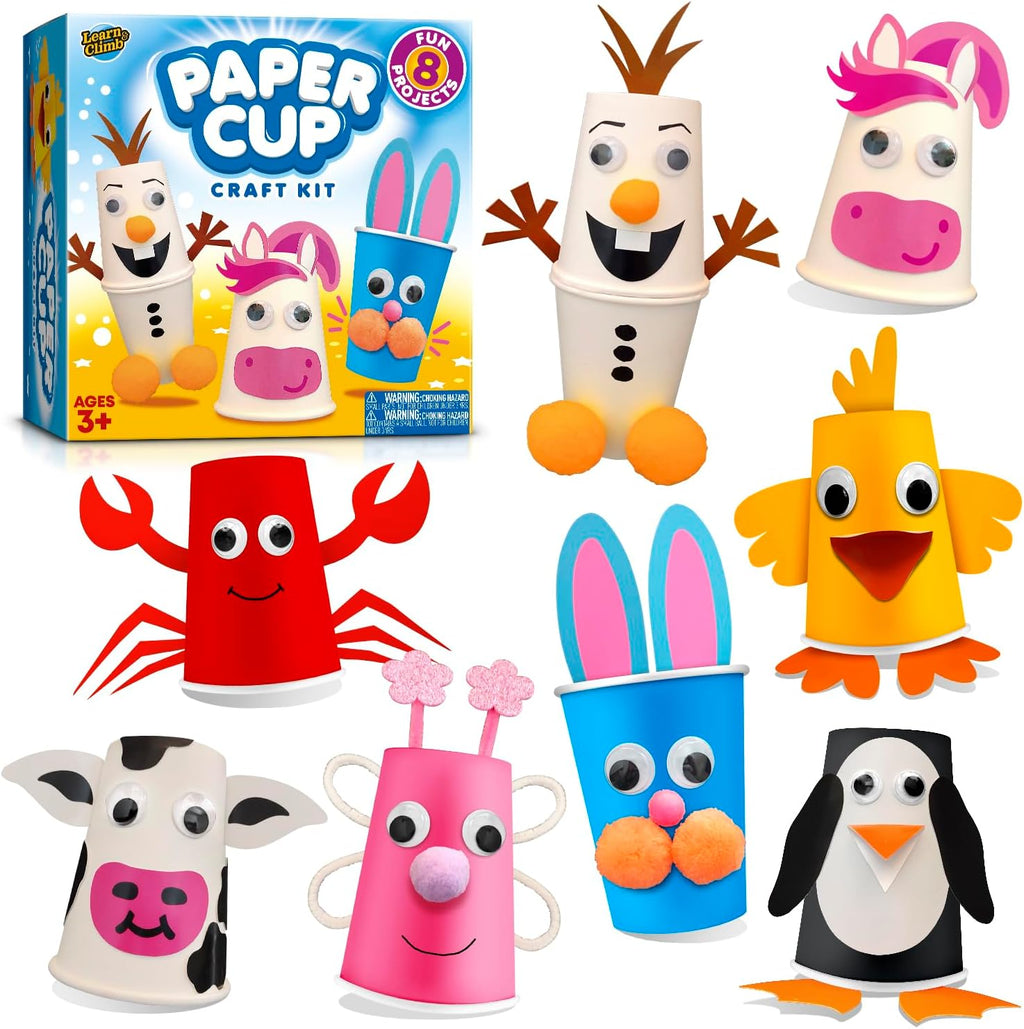 Arts and Crafts Kit, Craft 8 Cute Animal Projects R771