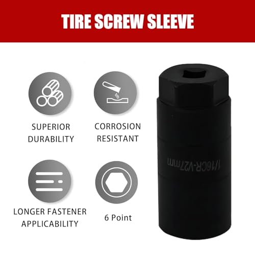 3" 3/8" Driver Deep Design Oil Pressure Sending Socket for 1" and 1 1/16" Switches (Black) P369491