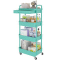 3-Tier Rolling Utility Cart with Drawer, Black I6596