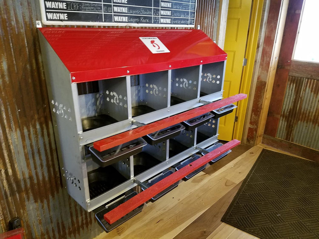 8 Hole Metal Poultry Nest Box for Chickens Y15543