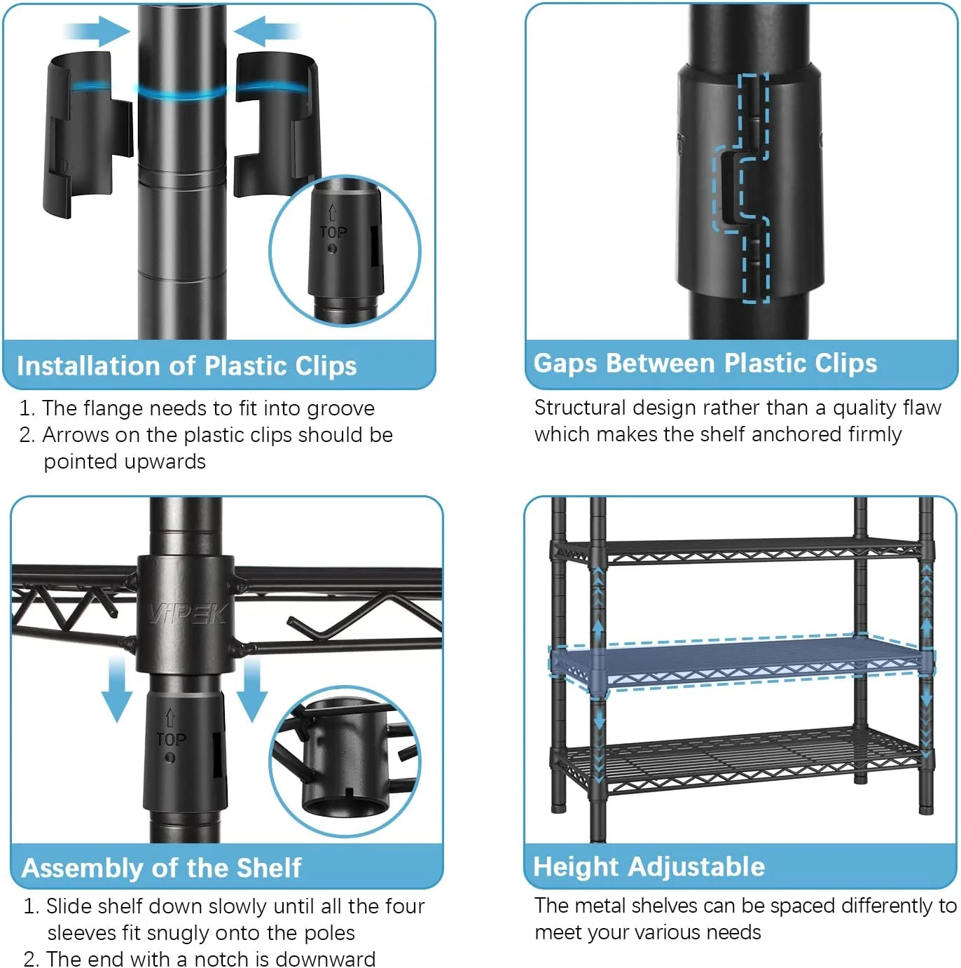 Black Freestanding Metal Clothes Rack E651