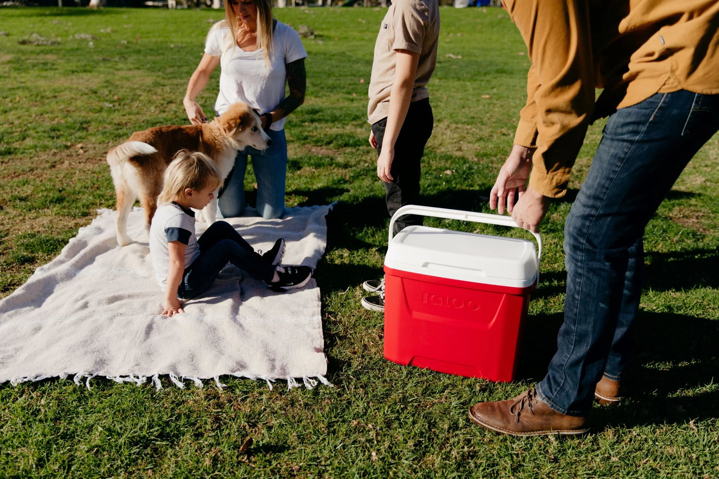 Red 28 QT Ice Chest Cooler B64953