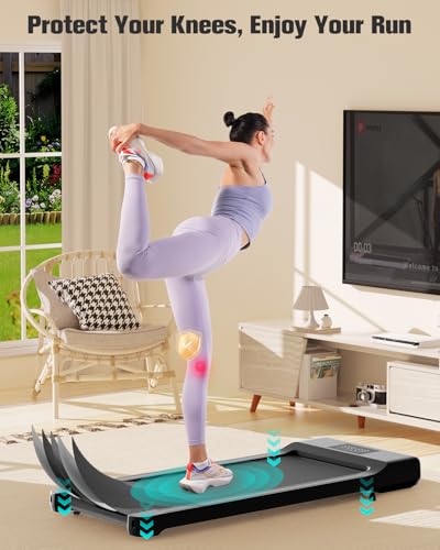2 in 1 Under Desk Treadmill with Remote Control R651724