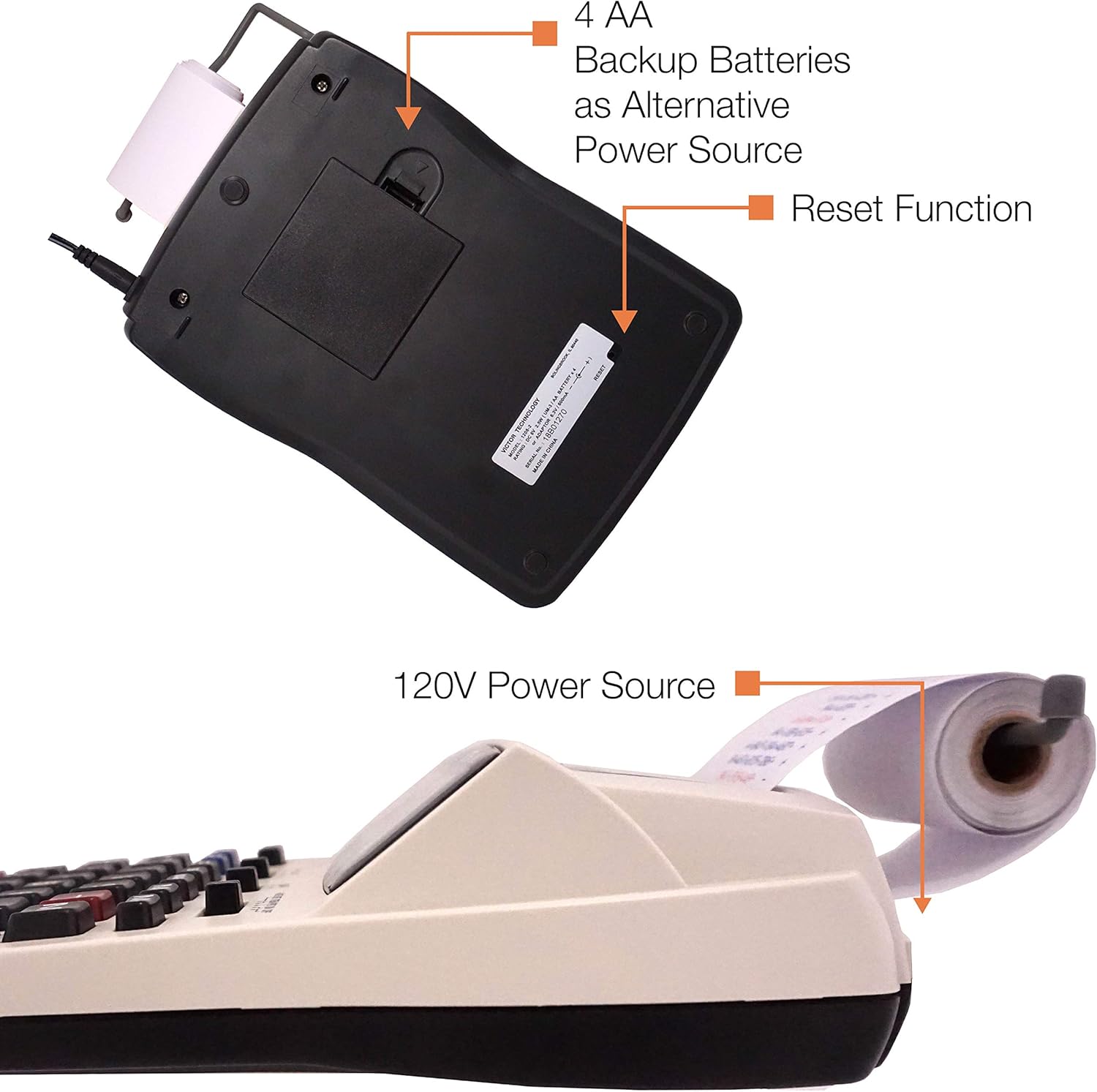 12 Digit LCD Display Printing Calculator R258914