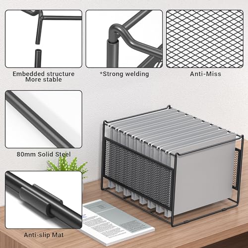 Hanging File Folder Frame for Legal and Letter Size, 15.2"L x 12.4"W x 10.5"H, 1 Pack W1452