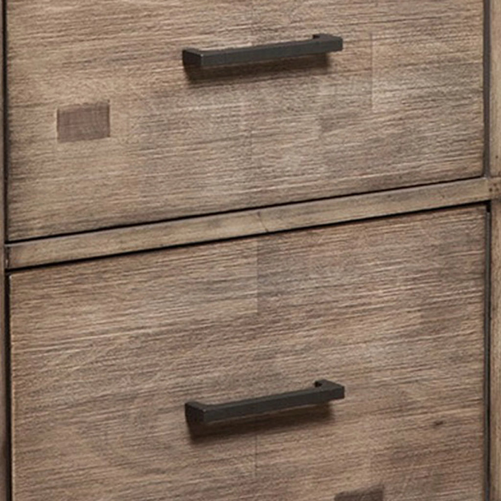 Gray Mahogany 4 Drawer TV Media Chest R82449
