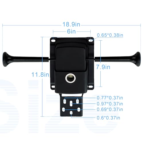 Swivel Tilt Mechanism Replacement Part Heavy Duty Control Seat Mechanism 6" x 7.9" Mounting Holes S19066