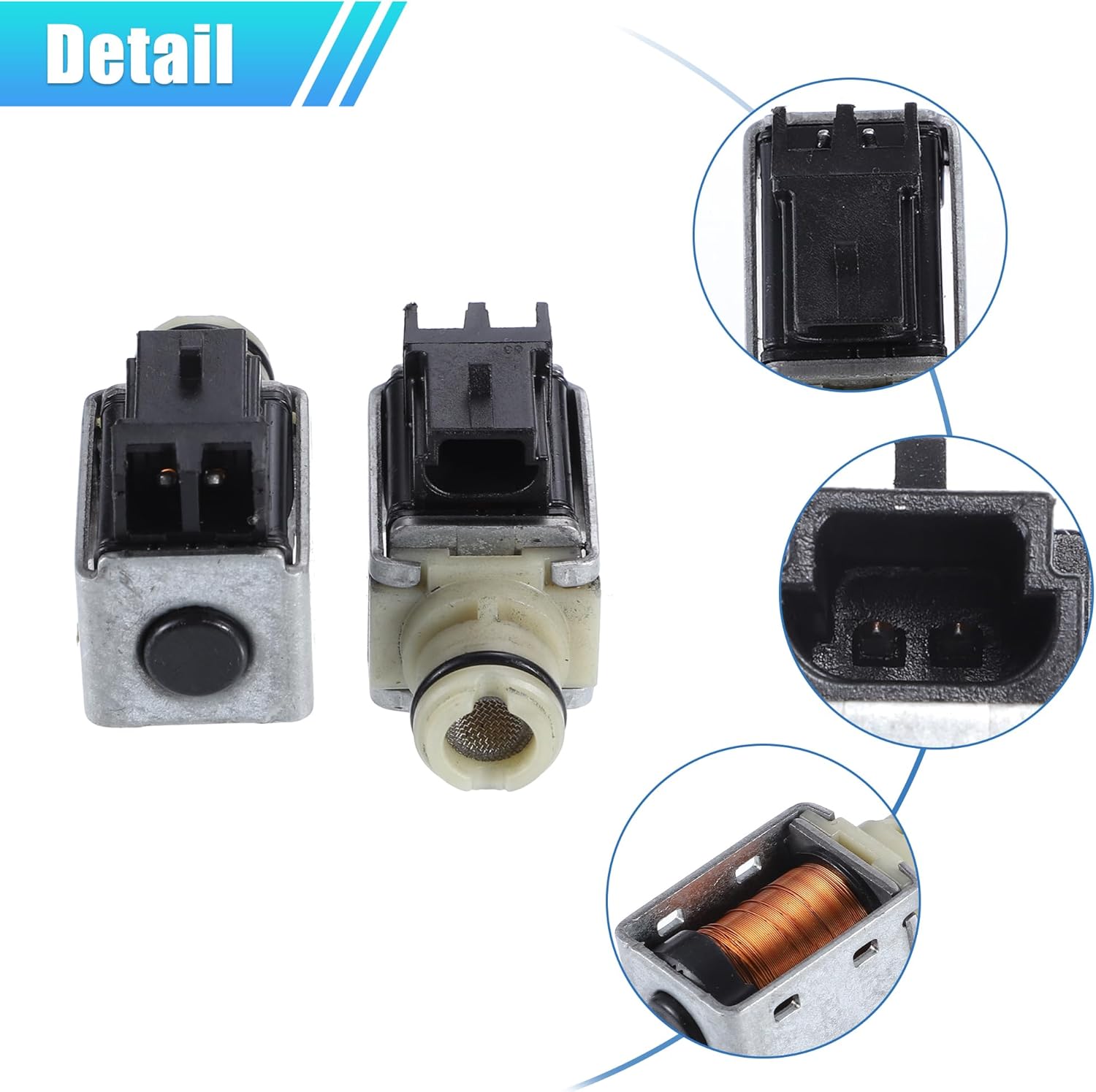 Transmission Shift Solenoid Kit Pack of 5 Black K2813