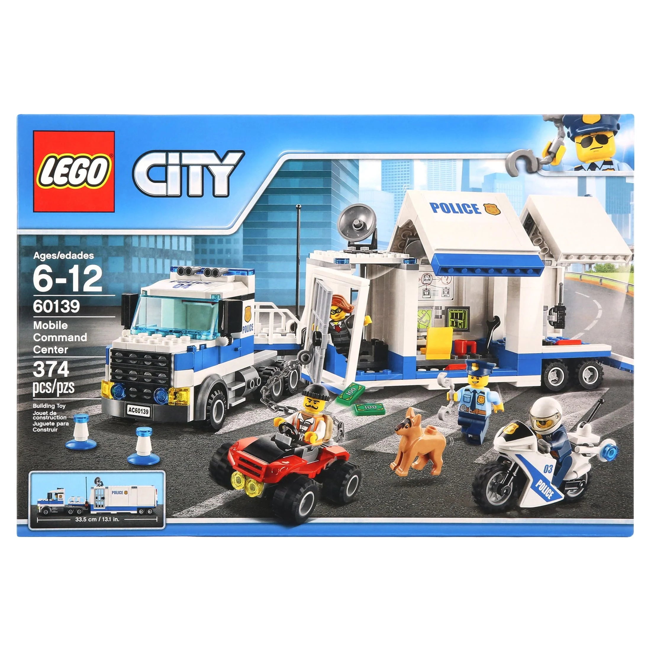 LEGO City Police Mobile Command Center 374 Pieces Z501851
