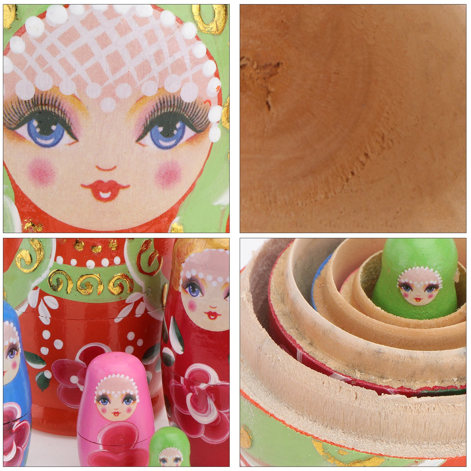 5 Pcs Matryoshka Nesting Dolls U15559