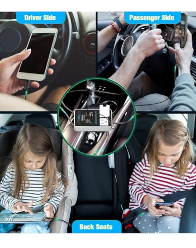 300W DC 12V to 110V AC Car Power Inverter with USB-C & USB-A E110