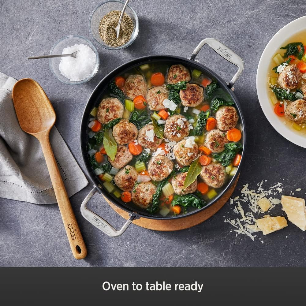 4 quart Hard Anodized Nonstick Cookware with Glass Lid F941