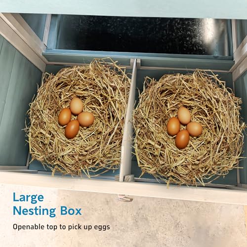 120'' Large Wooden Chicken Coop with Run X929044