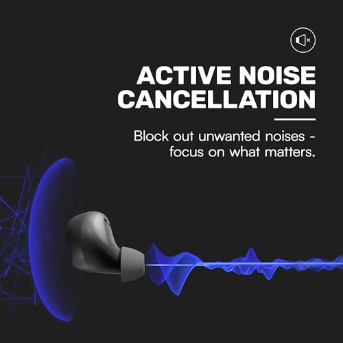 Bluetooth True Wireless in-Ear Buds with Active Noise Cancellation (Royal Blue) R64957