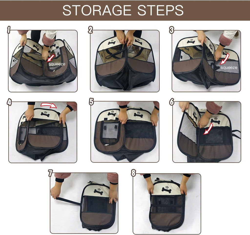 8-Panel Mesh Playpen E335