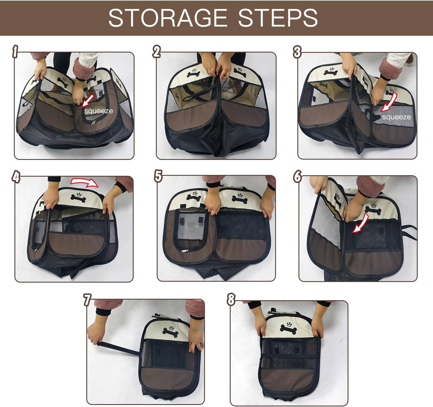 8-Panel Mesh Playpen E335