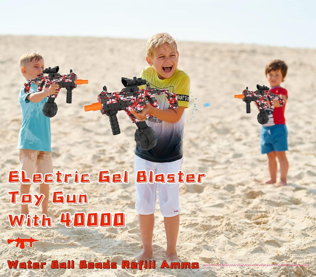 Red Electric Gel Ball Blaster with Goggles Z919082