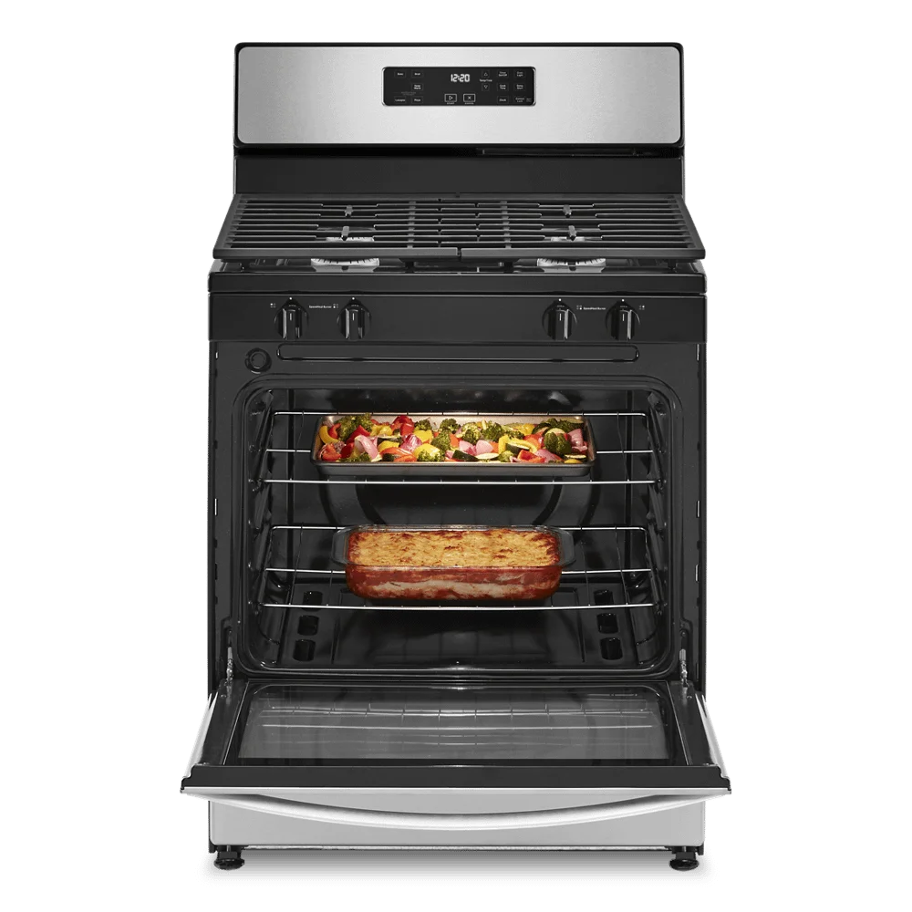 30" Free Standing Gas Range White W38361
